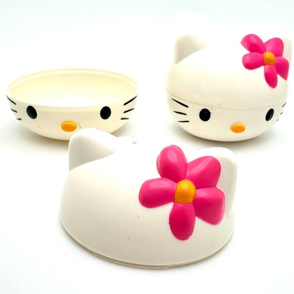 Hello Kitty Other - Hello Kitty Trinket Box Set Of 2 With Pink Yellow Flower Head Design 2006